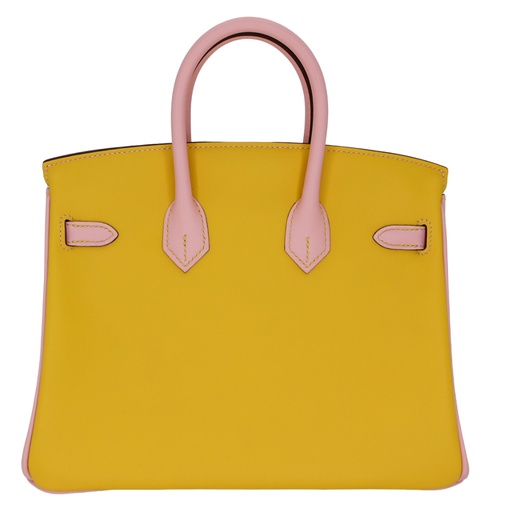 Hermès 25cm Birkin HSS Jaune de Naples/Mauve Swift Leather Hermès 25cm Birkin HSS Jaune de Naples/Mauve Swift Leather