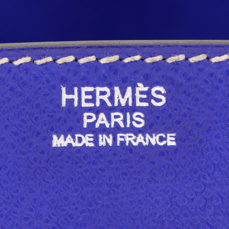 Hermès 30cm Birkin Candy Bleu Electrique Epsom Leather Palladium Hardware