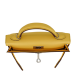 Hermès Kelly II Sellier Mini Jaune Mango Epsom Palladium Hardware