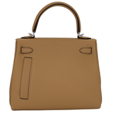 Hermès 25cm Kelly Colormatic Poussiere Swift Leather Palladium Hardware
