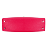 Hermès Kelly II Sellier Mini Rose Shocking Chevre Leather Palladium Hardware