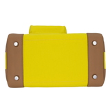 Hermès 25cm Birkin Cargo Jaune Citron/Chai Toile/Swift Leather Palladium Hardware