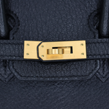 Hermès 25cm Birkin HSS Black/ Rouge Chèvre Leather Brushed Gold Hardware