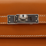 Hermès 25cm Kelly Sellier Naturel Sable Butler Leather Palladium Hardware