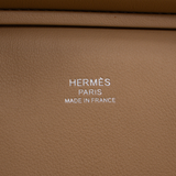 Hermès 25cm Birkin Cargo Jaune Citron/Chai Toile/Swift Leather Palladium Hardware