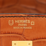 Hermès 25cm Birkin HSS Gold/Black Matte Alligator Brushed Gold Hardware