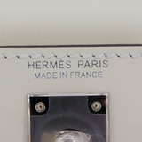 Hermès Kelly II Sellier Mini Cloute Nata Box Calf Studded Leather Palladium Hardware