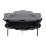 Hermès 28cm Kelly Retourne Gris Pantin Togo Leather Palladium Hardware