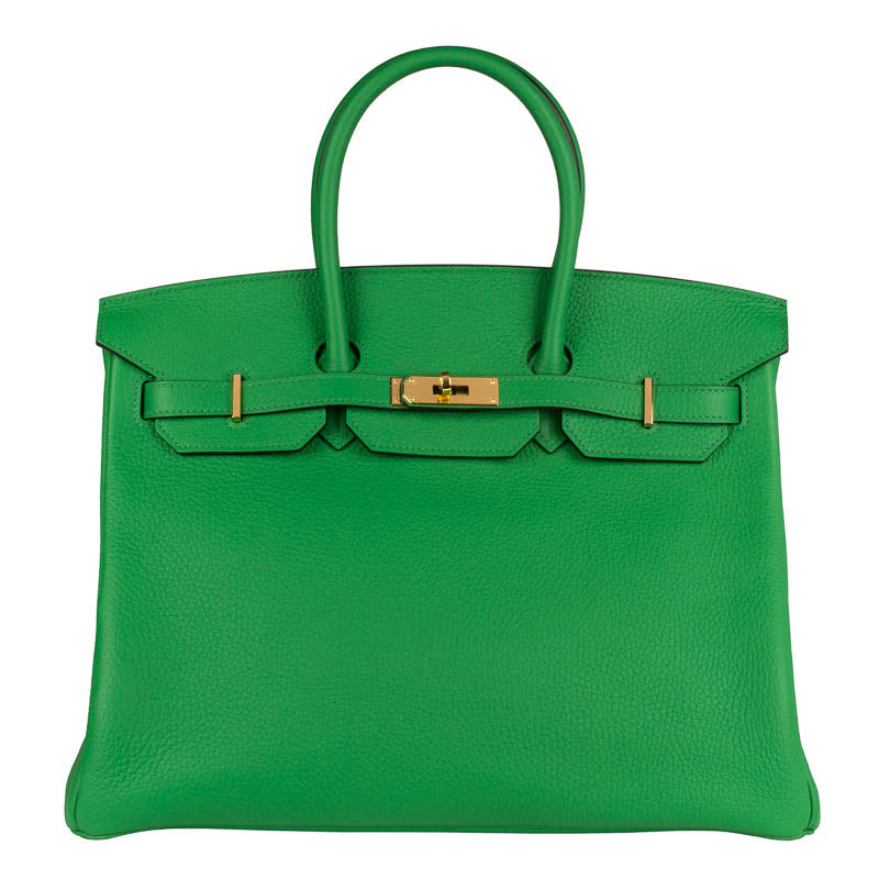 Hermès 35cm Birkin Bambou Clemence GHW exclusive at Privé Porter