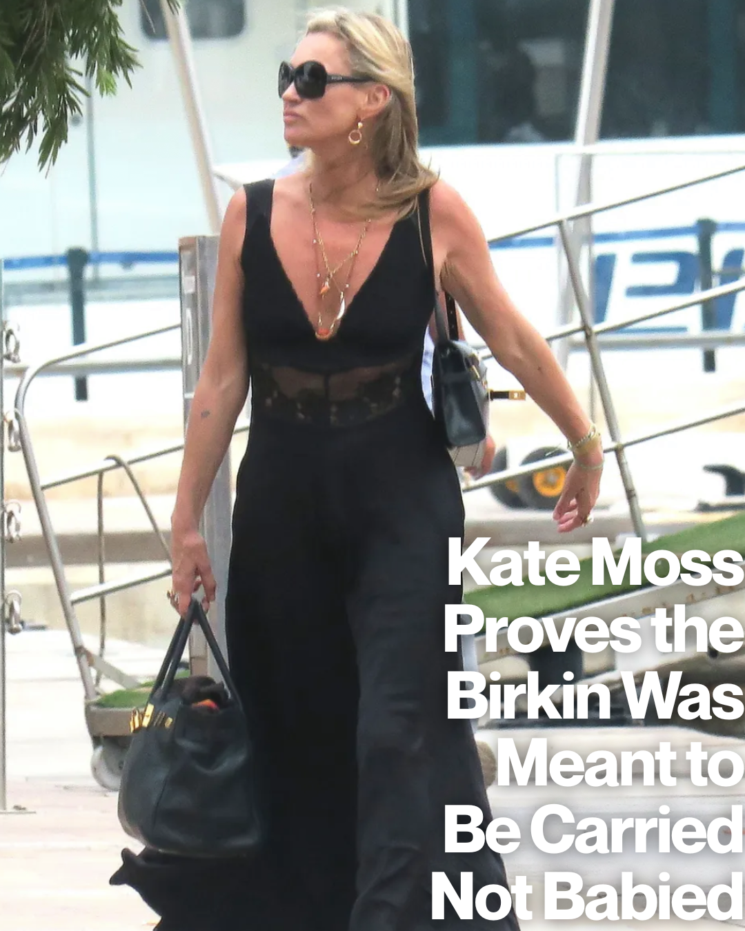 Privé Porter’s Guide To: Kate Moss Proves the Birkin Was Meant to Be Carried—Not Babied