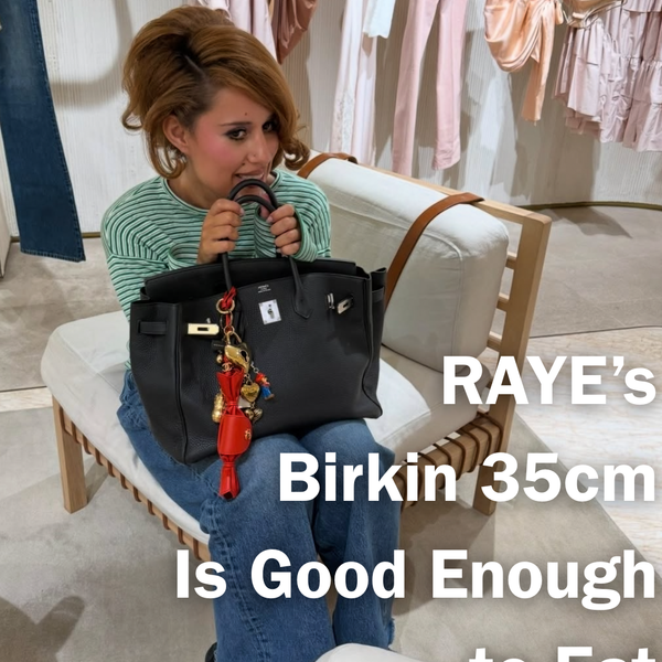 Privé Porter's Guide To: RAYE's Black 35cm Birkin Is Good Enough to Ea