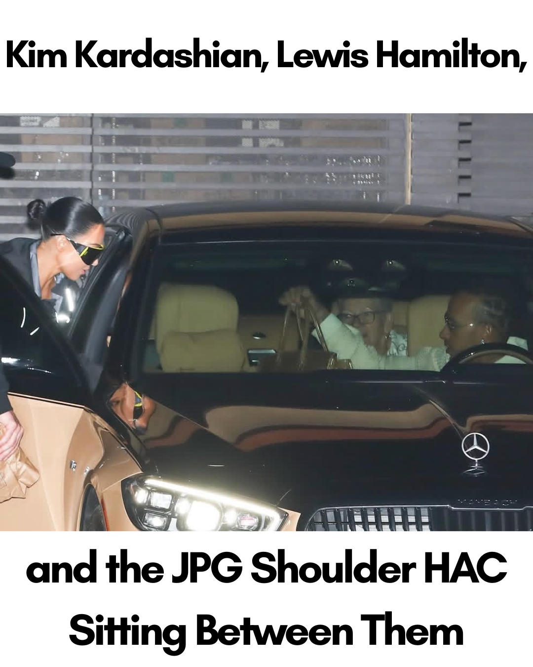 Privé Porter’s Guide To: Kim Kardashian, Lewis Hamilton, and the JPG Shoulder HAC Sitting Between Them