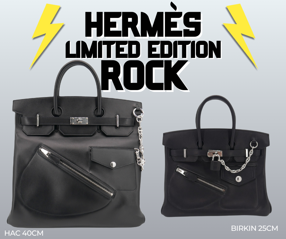 Hermès Birkin Rock & HAC Rock: Rare Limited Editions