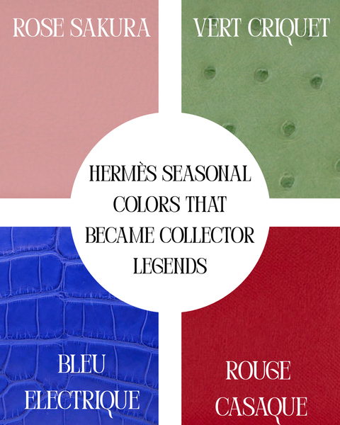Hermès Seasonal Colors That Became Collector Legends – Privé Porter