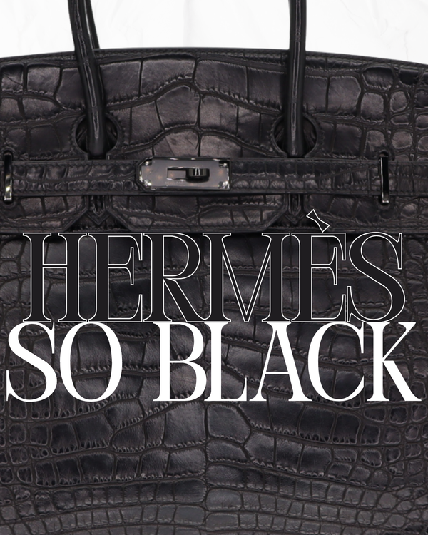 The Allure of Hermès So Black Bags – Available Now at Privé Porter