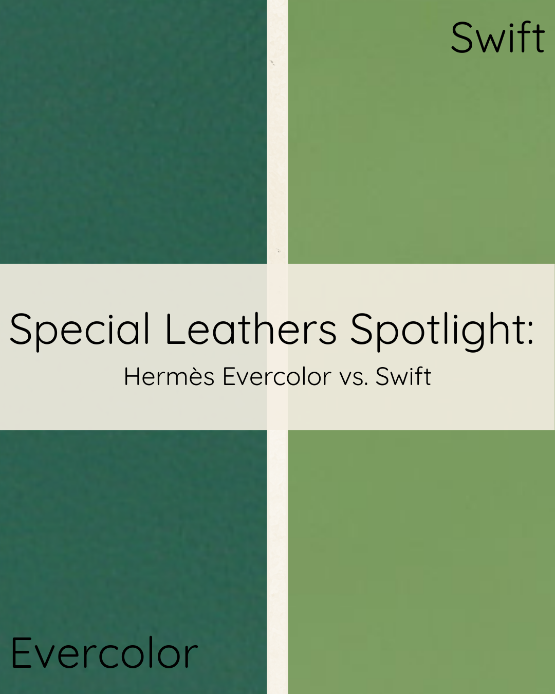 Special Leathers Spotlight: Hermès Evercolor vs. Swift
