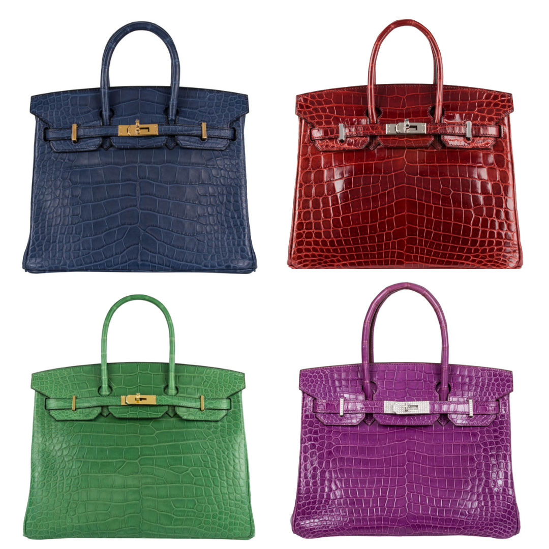 Hermes crocodile colors sales