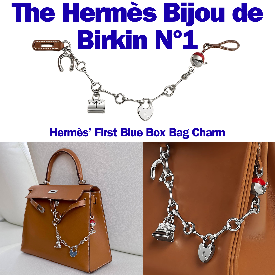 Privé Porter’s Guide To: The Hermès Bijou de Birkin N°1-Hermès’ First Blue Box Bag Charm