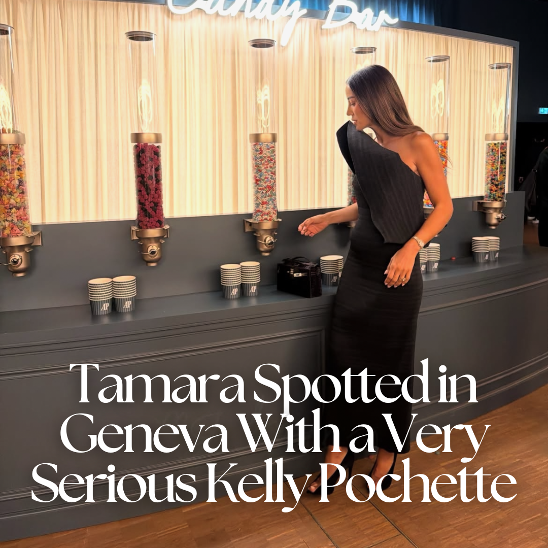 The Kelly Pochette in Black Croc—Tamara Just Reminded Us What Real Evening Luxury Looks Like