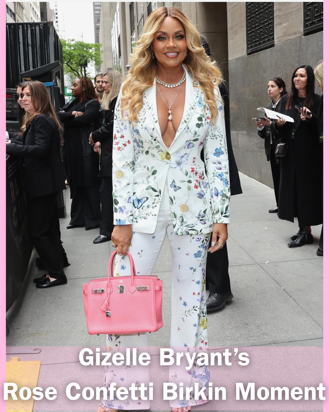 Privé Porter’s Guide To: Gizelle Bryant’s Rose Confetti Birkin Moment