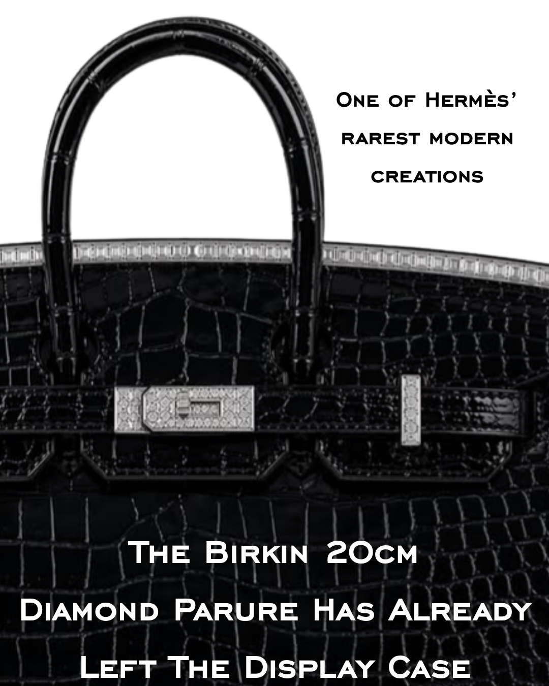 Privé Porter’s Guide To: The Birkin 20 Diamond Parure Has Already Left The Display Case