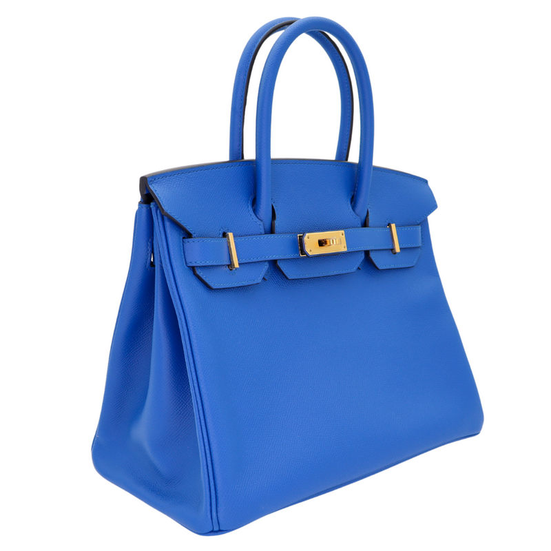 Hermès 30cm Birkin Bleu France Epsom Leather Gold Hardware