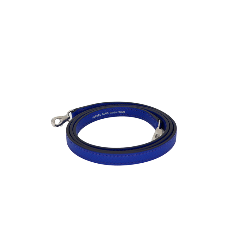 Hermès Kelly Doll Picto Bleu Royale Epsom Leather Palladium Hardware