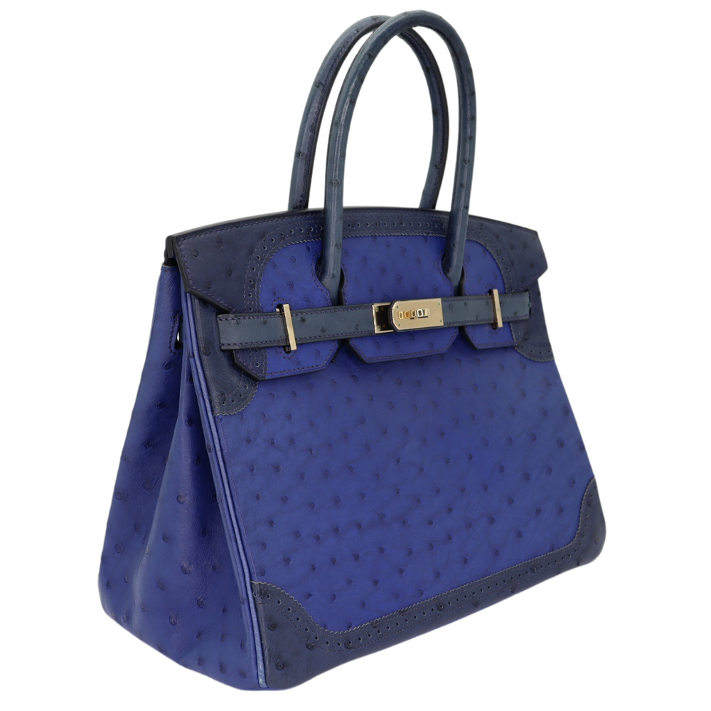 Hermès 30cm Birkin Parchiem Ostrich Gold Hardware exclusive at