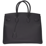 Hermès 35cm Birkin Shadow Black (Noir) Swift Leather