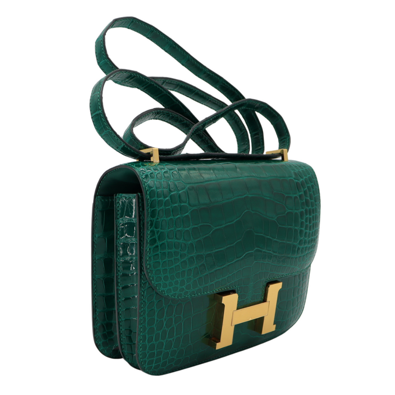 Hermès 18cm Constance Bubblegum Epsom Leather Palladium Hardware Hermès 18cm Constance Bubblegum Epsom Leather Palladium Hardware
