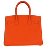 Hermès 30cm Birkin Orange Poppy Epsom Leather Gold Hardware