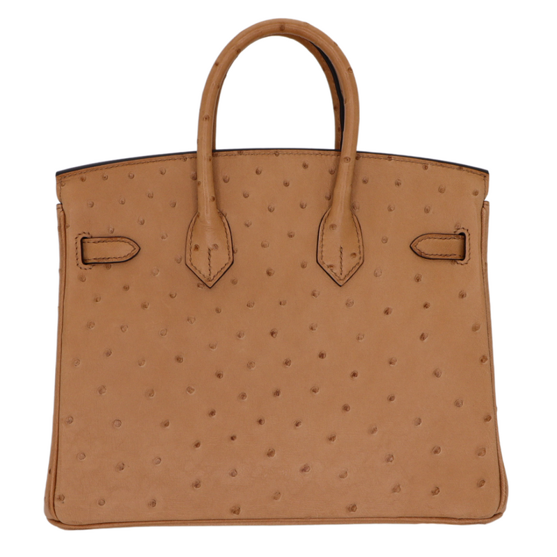 Hermès 25cm Birkin Chai Ostrich Gold Hardware – Privé Porter Hermès 25cm Birkin Chai Ostrich Gold Hardware – Privé Porter