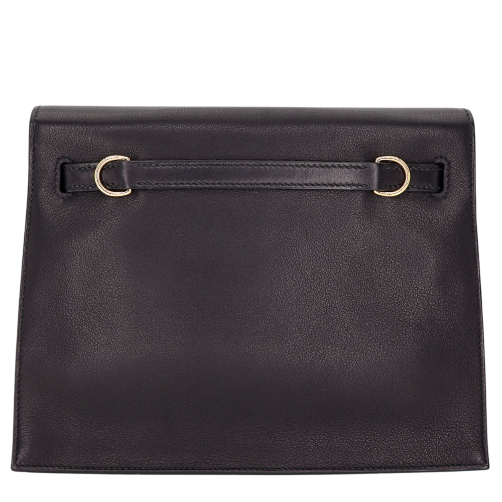 Hermès Kelly Danse II Black Volupto Leather Gold Hardware – Privé
