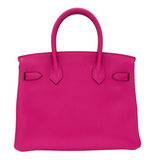 Hermès 30cm Birkin Rose Pourpre Togo Leather Palladium Hardware