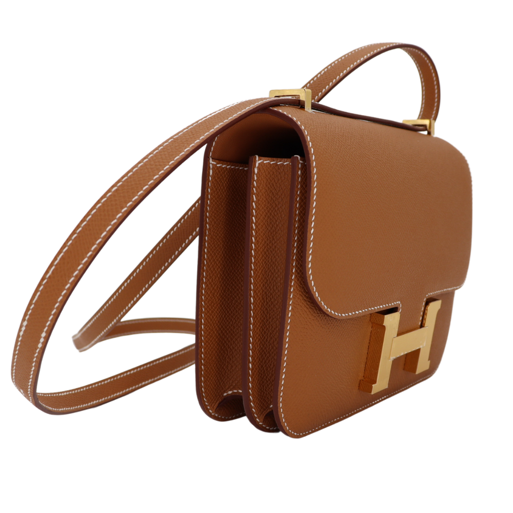 Hermès 18cm Constance Bubblegum Epsom Leather Palladium Hardware Hermès 18cm Constance Bubblegum Epsom Leather Palladium Hardware
