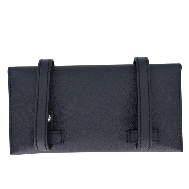 Hermès Kelly Doll Picto Bleu Royale Epsom Leather Palladium Hardware