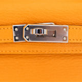 Hermès Mini Kelly II Sellier Moutarde Chèvre Palladium Hardware