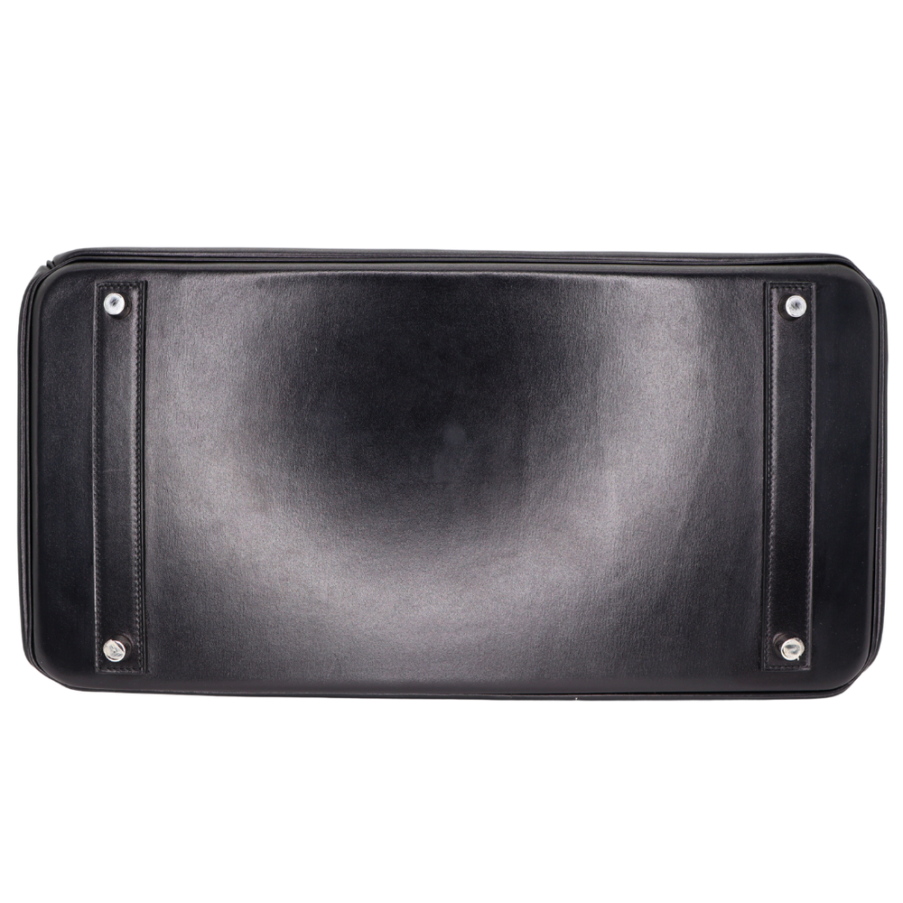 Hermès 40cm Birkin Black Box Calf Leather Palladium Hardware Hermès 40cm Birkin Black Box Calf Leather Palladium Hardware
