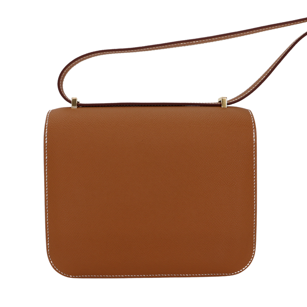Hermès 18cm Constance Bubblegum Epsom Leather Palladium Hardware