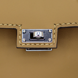 Hermès Mini Kelly Doll Dune/Vert Loden Swift Leather Palladium Hardware