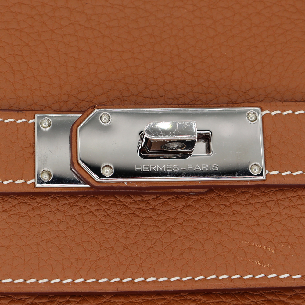 Hermès 42cm Birkin Shoulder JPG Gold Togo Leather Palladium