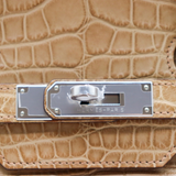 Hermès 35cm Birkin Trench Matte Alligator Palladium Hardware