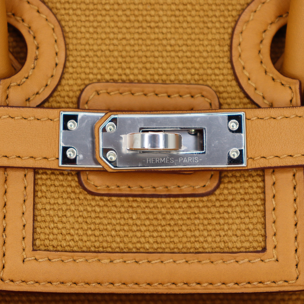 Hermès 25cm Birkin Cargo Sesame Toile/Swift Leather Palladium Hermès 25cm Birkin Cargo Sesame Toile/Swift Leather Palladium