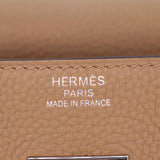 Hermès 42cm Kelly Maxi Beige Marfa Togo Leather Palladium Hardware