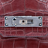 Hermès 30cm Birkin Bordeaux Matte Alligator Palladium Hardware