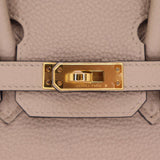 Hermès 25cm Birkin Gris Tourterelle Togo Leather Gold Hardware