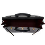 Hermès 25cm Birkin HSS Black/Rouge H Ostrich Brushed Gold Hardware