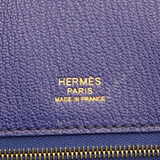 Hermès 30cm Birkin Ghillies Bleu Roi Ostrich Permabrass Hardware