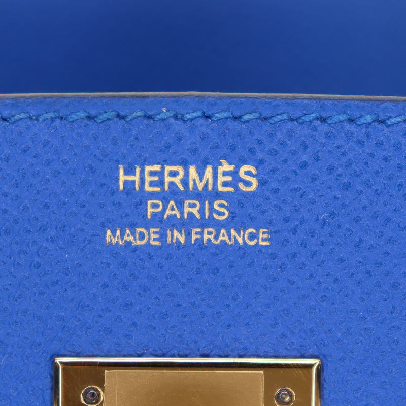 Hermès 30cm Birkin Bleu France Epsom Leather Gold Hardware