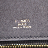 Hermès 25cm Birkin Black Cote a Cote Tuffetage Caban Swift Leather Gold Hardware